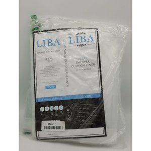Liba Clear Shower Curtain Liner 72" x 72" Fits All Standard Size Shower Stalls